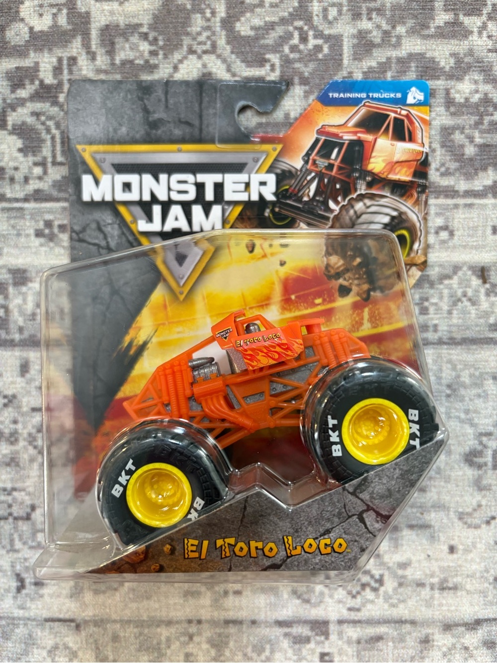 Monster Jam El Toro Loco Kids Monster Truck Toy - Orange & Yellow